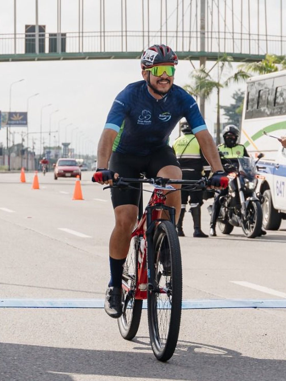 Miguel Francisco Loayza, coach de ciclismo de ATP Endurance